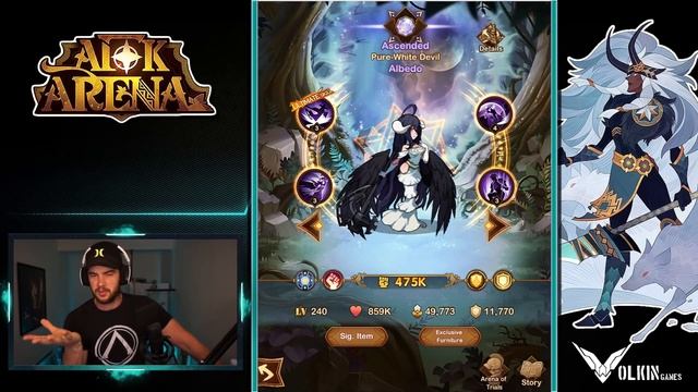 AINZ OR ALBEDO WHO IS BETTER AFK ARENA смотреть онлайн