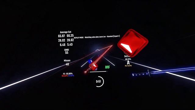 Beat Saber | Udon | Laura Les - Haunted (1.15x) [Expert+] (SS #1) | A 70.15% смотреть онлайн