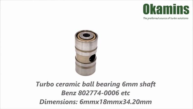 Turbo ceramic ball bearing 6mm shaft Benz 802774-0006 etc смотреть онлайн