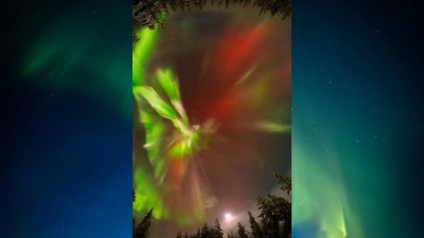 Северное сияние.Мурманская область.