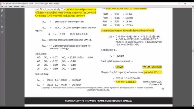 Header Design per 2015 WFCM Engineered and Prescriptive Provisions смотреть онлайн