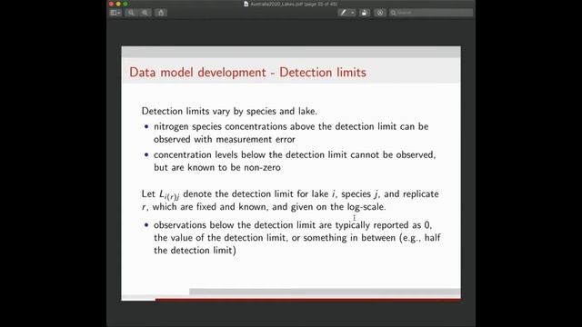 Erin Schliep - Bayesian hierarchical modeling & data fusion for multiv speciated nitrogen in lakes смотреть онлайн