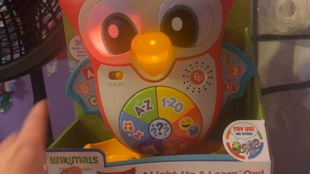 Fisher-Price Linkimals Light-Up & Learn Owl Test Mode... Kind Of | NunyaBizness545