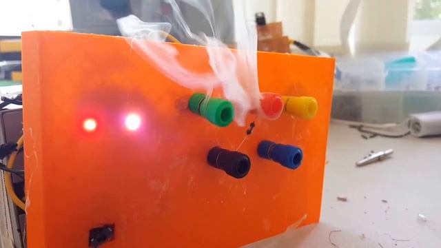 Resistor vs Home Made Power Supply(Resistor BURNS) смотреть онлайн