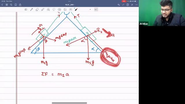Tricks of connected bodies problem and pulley problems [Newton's Laws of Motion ' смотреть онлайн