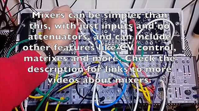 5 MINUTE MODULAR #10 - MIXERS AND SLEW - BEHRINGER SYSTEM 100 297 MODULE смотреть онлайн