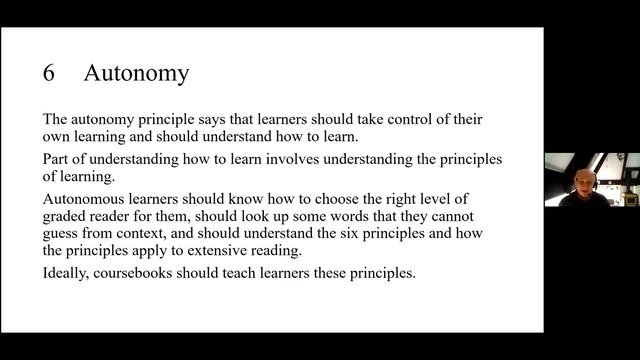 TERA Webinar 1 Extensive reading and principles of learning by Prof Paul Nation смотреть онлайн