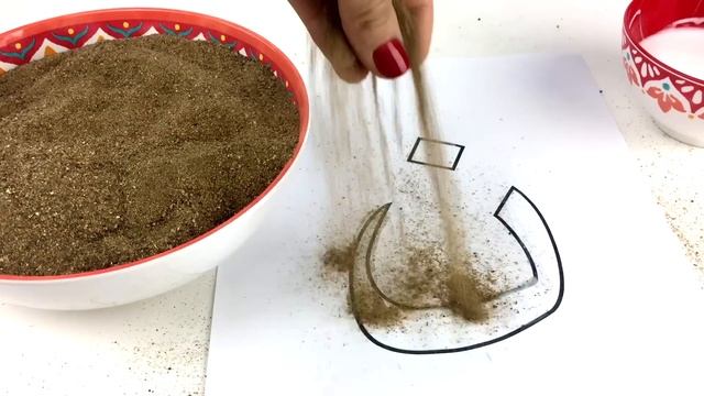 Montessori Arabic Sandpaper Alphabet Letters & Numbers الأبجدية مونتيسوري смотреть онлайн