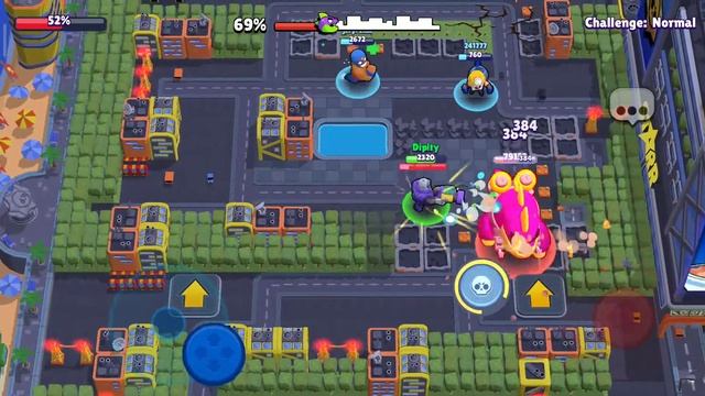 Gameplay Super city Rampage with pico - Brawl stars смотреть онлайн