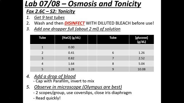 Laboratory 7-8 Osmosis and Diffusion Overview смотреть онлайн