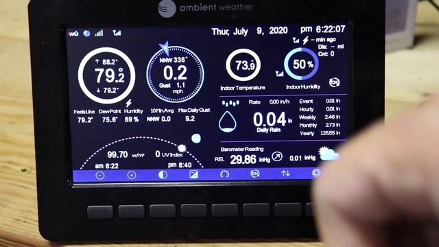 Ambient weather lightning detector WH31L model review! (First lightning strike registered on film!) смотреть онлайн