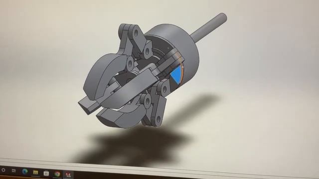 A Robot gripper that can switch between two-point contact and four-point contact смотреть онлайн