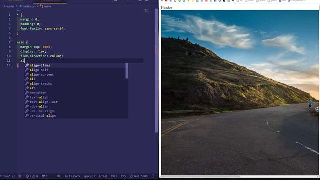 Как закрепить header при прокрутке страницы помощью CSS смотреть онлайн