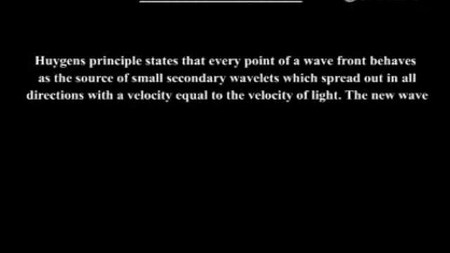 7.1.4b Huygens principle смотреть онлайн