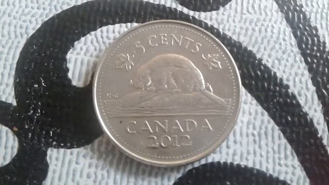 Canada 2012 new 5 Cent Coin Nickel mint rolls смотреть онлайн