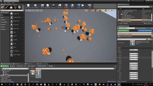 Hierarchical Instanced Static Meshes In UE4