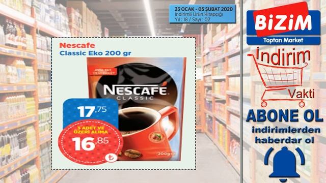 Bizim Market 5 Şubat Son Gün İndirimli Ürünler | Bizim Toptan Kataloğu Bizim Market İndirimli Aktüe смотреть онлайн
