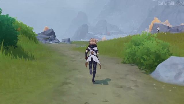 How Albedo Gets To His Camp in Dragonspine (Genshin Impact) смотреть онлайн