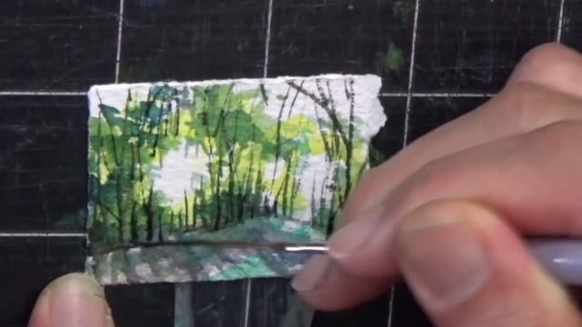 Mini Mini Mini 1.4"x1.9" Watercolor, Four seasons by Sumiyo Toribe смотреть онлайн