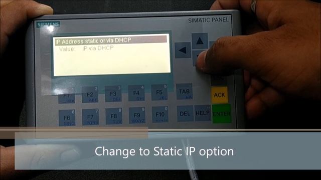 KP300 Basic Mono PN HMI - Changing IP Address смотреть онлайн