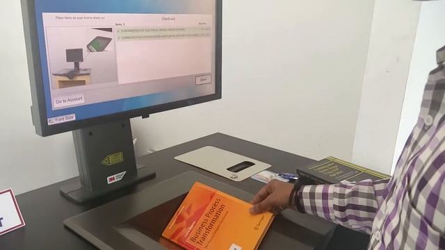 Hybrid Self Check System working demo using bibliotheca smart libraries смотреть онлайн