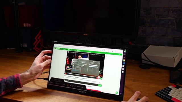 Well Built 16.1 Premium 1080p 144Hz IPS Portable Gaming Monitor Review - Arzopa Z1FC 144Hz