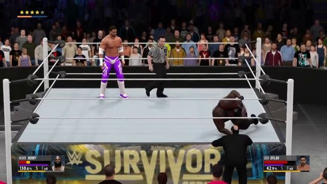 WWE 2K16 SURVIVOR SERIES MARK HENRY VS BEN DYLAN NO MORE INJURIES!!! смотреть онлайн