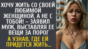 История из жизни как муж выгнал жену, захотев жить с любовницей, но не тут то было. истории из жизни
