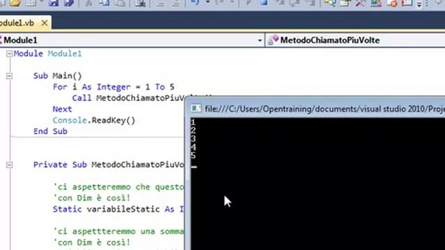 Tutorial di Visual Basic 2010: e le variabili Static? смотреть онлайн
