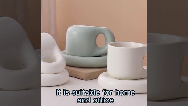 FENN Stylish Matte Glaze Ceramic Coffee Water Mug смотреть онлайн