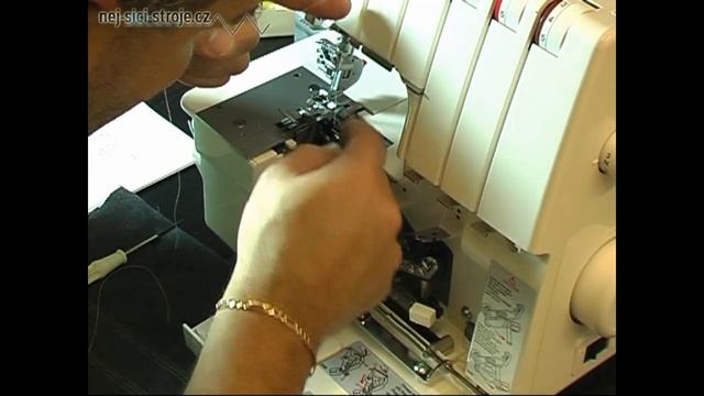 šicí stroj Merrylock 3000 CL overlock i coverlock v jednom, šicí stroje смотреть онлайн
