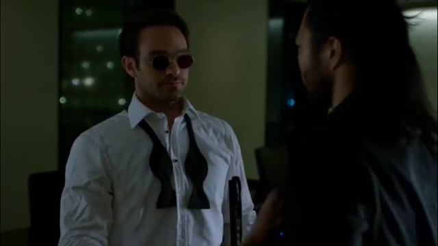 (Daredevil 2x06) Matt and Elektra escape the Yakuza at the Gala смотреть онлайн