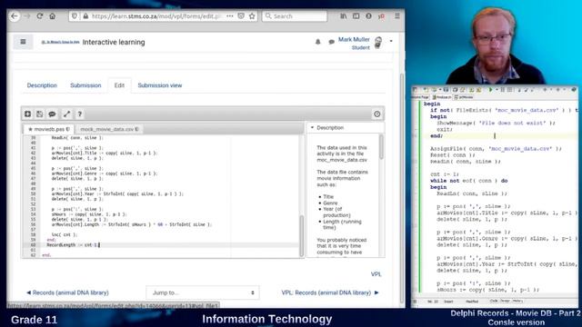 Gr 11 Records MovieDB Console смотреть онлайн
