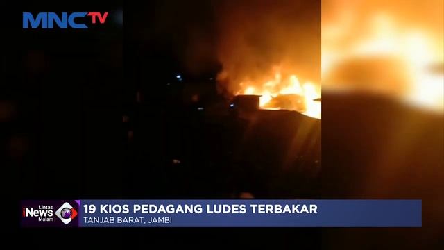 Diduga Korsleting Listrik, Pasar Pelabuhan Ampera Jambi Ludes Terbakar #LintasiNewsMalam 04/01 смотреть онлайн