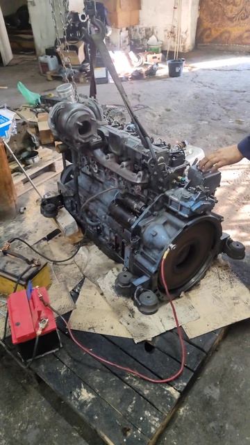 Запуск мотора Deutz 1013 после капремонта! смотреть онлайн