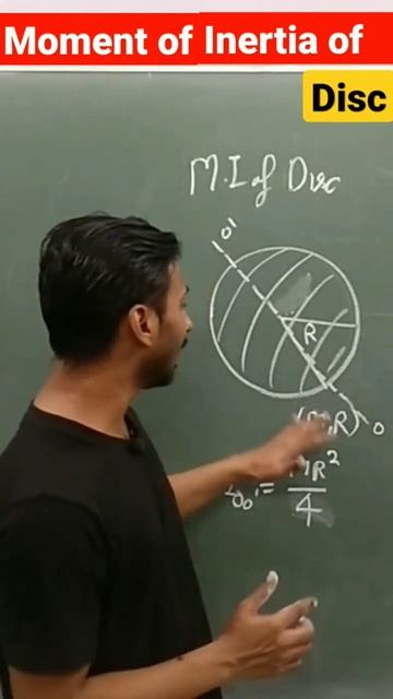 What is the moment of inertia of a disk formula? #neet #aiims #neetphysics #physicsneet #shorts смотреть онлайн