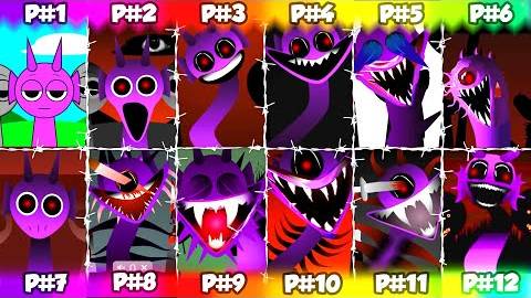 Полная интеграция всех 12 фаз Incredibox и всех персонажей Sprunki в единое целое смотреть онлайн