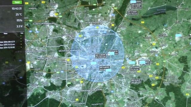 Microchip demonstrates LoRa low-power IoT wireless internet network technology смотреть онлайн