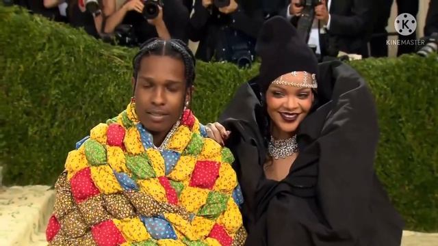 Rihanna and A$AP Rocky at the Met Gala 2021 смотреть онлайн