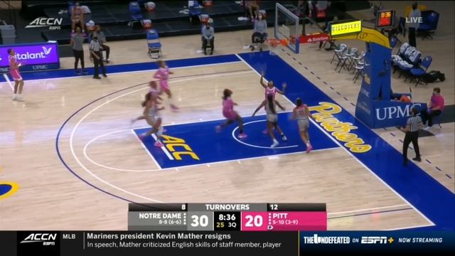 Notre Dame vs. Pitt Condensed Game | 2020-21 ACC Women's Basketball смотреть онлайн