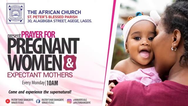 PRAYER FOR PREGNANT WOMEN AND EXPECTANT MOTHERS WITH VEN TUNDE BAMIGBOYE || || 29.04.24 смотреть онлайн