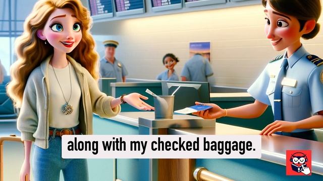 At the Airport ( Improve your English ) ｜English Listening Skills - Speaking Skills｜Hoot English смотреть онлайн