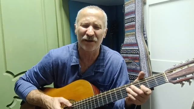 первая проба на новом грифе Луны, кавер, Розенбаум. смотреть онлайн