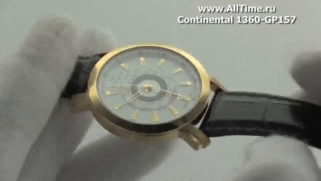 Мужские наручные швейцарские часы Continental 1360-GP157 смотреть онлайн