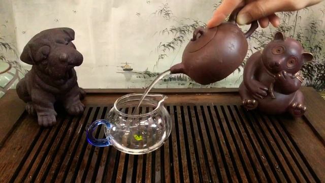 Чайник # 19659, исинская глина, 145 мл.\ Teapot, yixing clay, 145 ml. смотреть онлайн