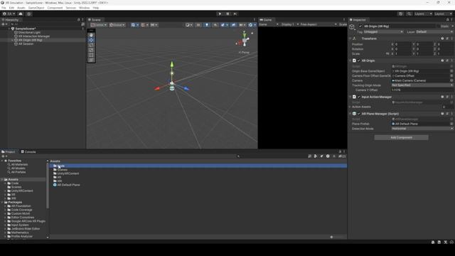 Используй XR Simulation для тестирования AR проектов в Unity c AR Foundation смотреть онлайн