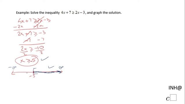 INH: Solving Inequalities: Linear Inequality #1 смотреть онлайн