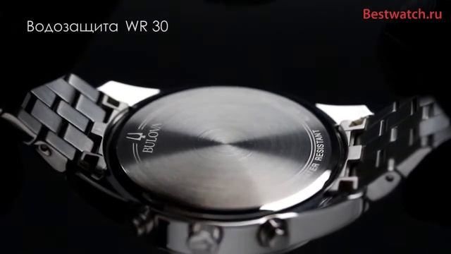 Обзор кварцевого хронографа Bulova 96A175 смотреть онлайн