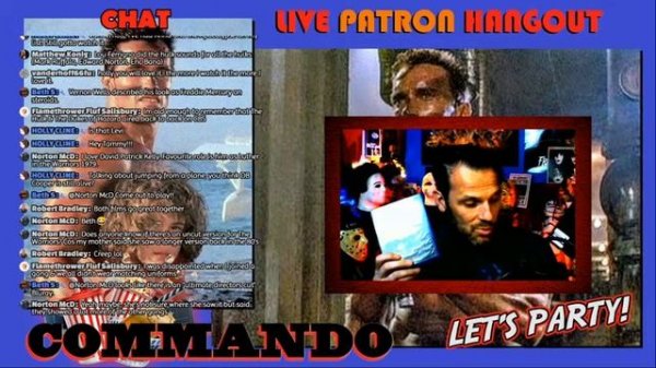Commando (1985) LIVE Patron Commentary | Let's Party!