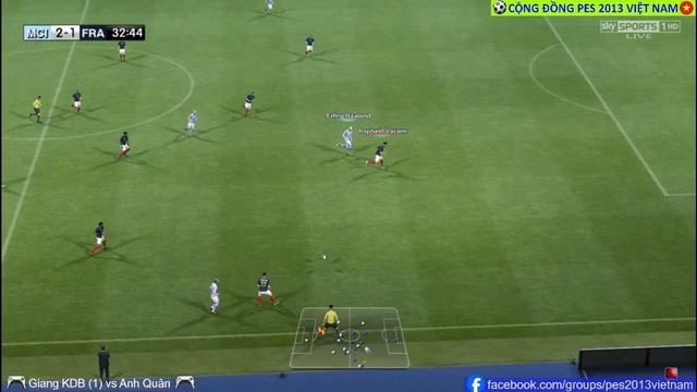 Giang KDB (1) vs Anh Quân - PES 2013 VIỆT NAM PARSEC ONLINE смотреть онлайн